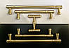 Ручка-рейлінг модерн RT-8839-128-GM BRASS латунь полірована 128 мм, фото 9