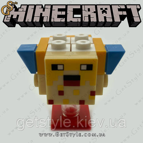 Конструктор фігурка Риба-фугу Майнкрафт Pufferfish Minecraft 3.5 см