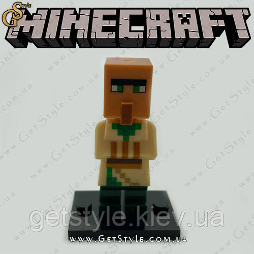 Конструктор фігурка Житель Майнкрафт Villager Minecraft 4.5 см
