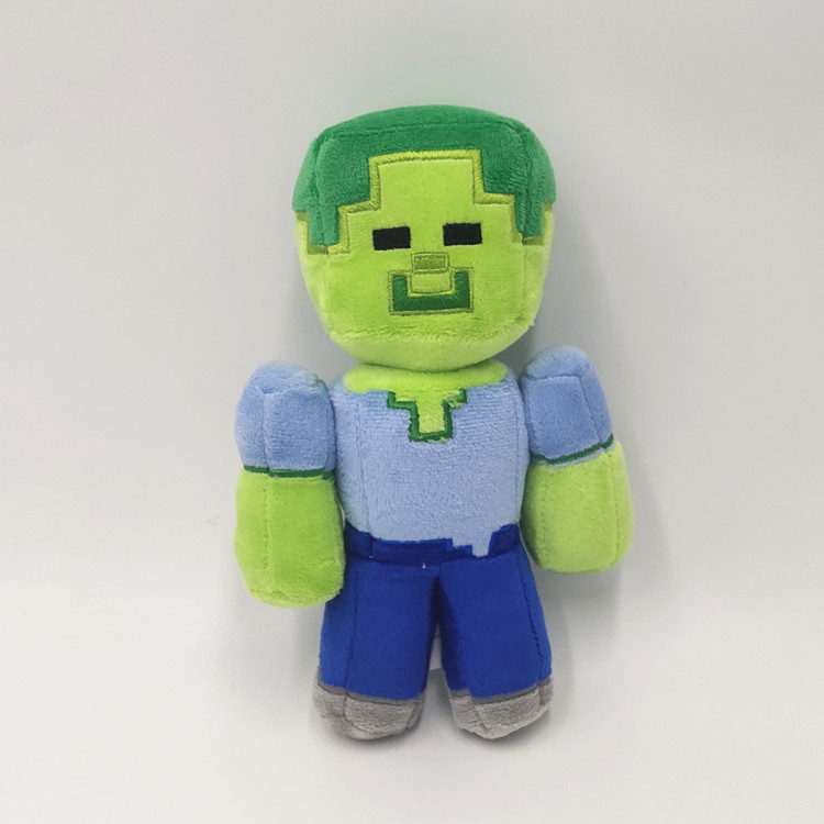 Плюшева іграшка Зомбі з Майнкрафт Mojang Minecraft Zombie 21 см