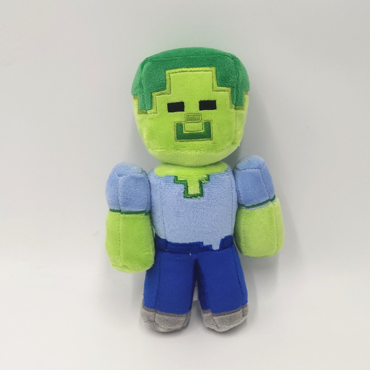 Плюшева іграшка Зомбі з Майнкрафт Mojang Minecraft Zombie 21 см, фото 1