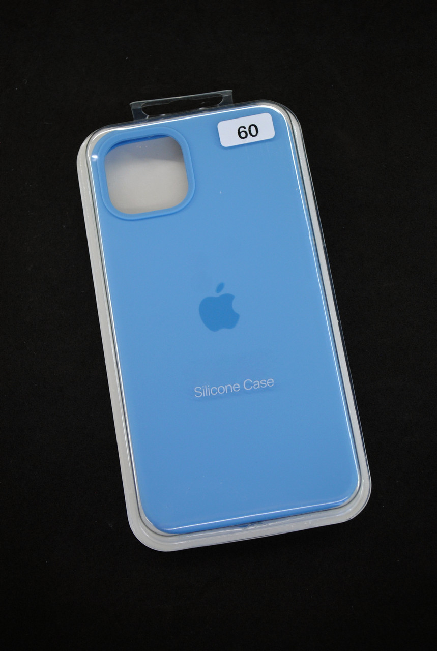 Чохол силіконовий для телефону iPhone 15 Silicone Case Orig FULL №60 sea blue 4you