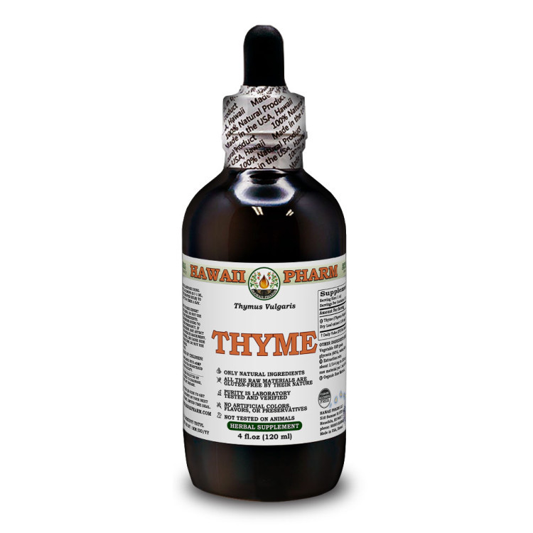 Hawaii Pharm Thyme Alcohol-FREE / Органічний чебрець без спирту 60 мл