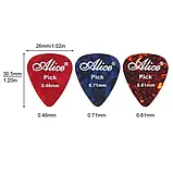 Медіаторы Alice (целлулоїд) 0,96, фото 2