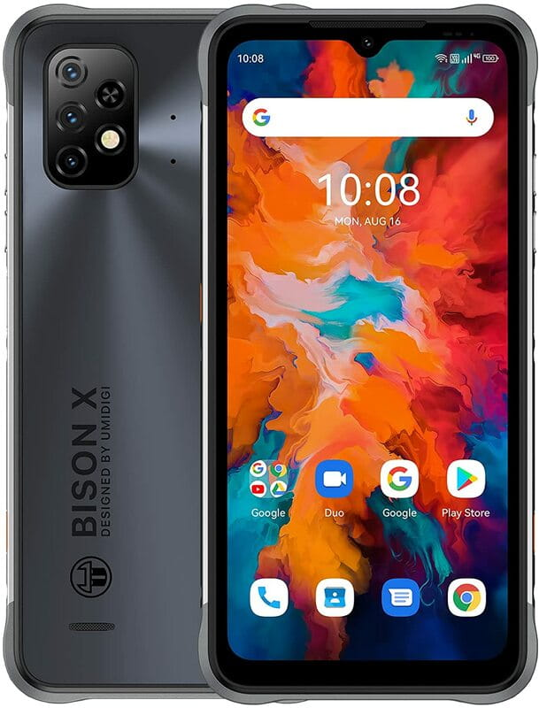 Смартфон UMIDIGI BISON X10 Gray 4\64gb 6150mAh Helio P60 NFC, фото 1