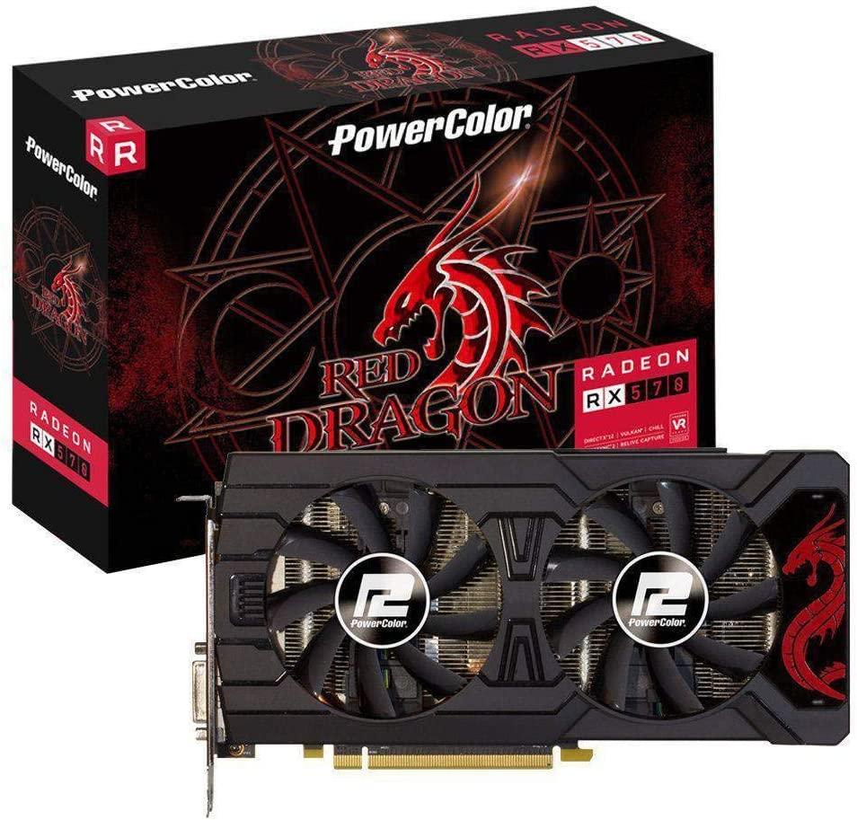 Відеокарта PowerColor RX 570 RED DRAGON 8GB GDDR5 Seller Refurbished