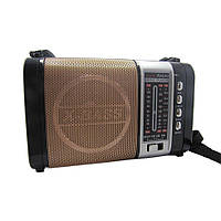 Радиоприемник Rotosonic Superbass XB-772BT 18650 MP3-TF/USB с аккумулятором и фонарем Brown