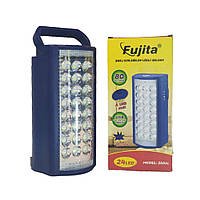 Фонарь переносной FUJITA 2606L 24 LED с Повербанком Blue