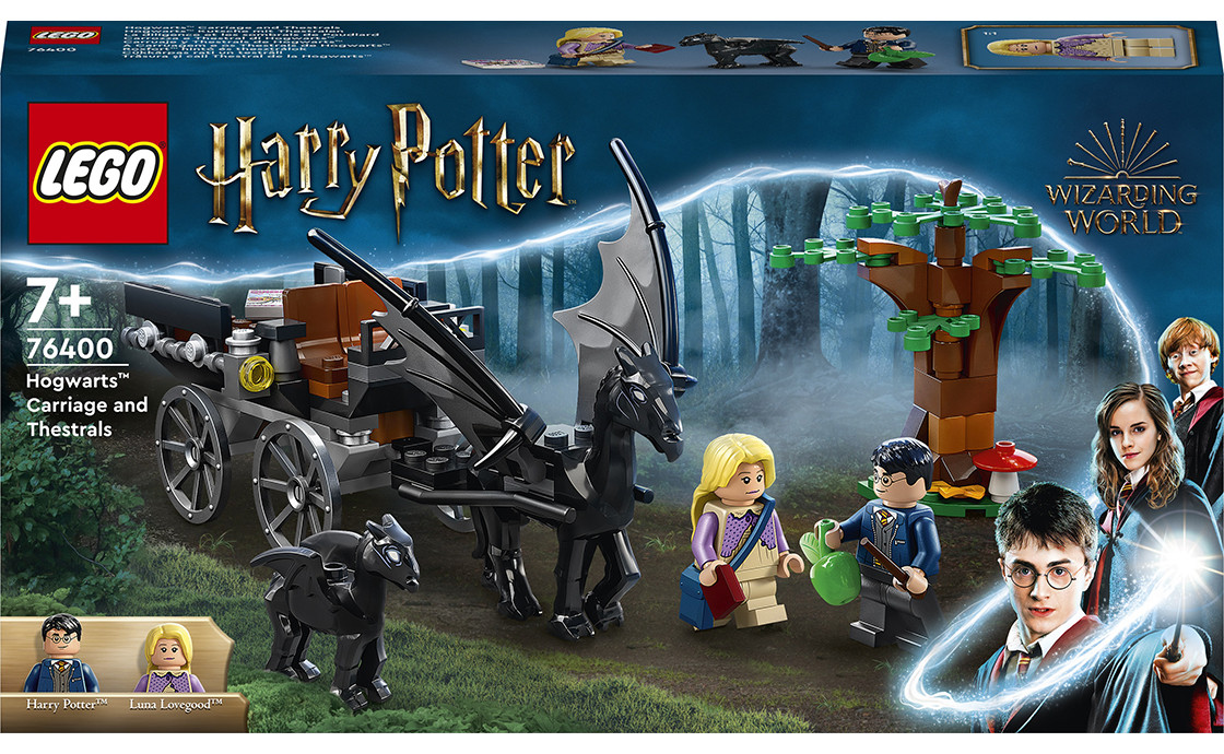 LEGO Harry Potter Hogwarts Карета та Тестрали 121 деталь (76400), фото 1