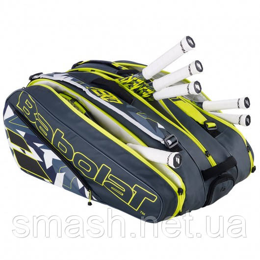 Чехол для теннисных ракеток Babolat RH X12 PURE AERO (12 ракеток) 751221/370 - фото 3 - id-p1807932495