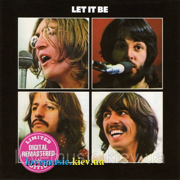 Музичний сд диск THE BEATLES Let it be (1970) (audio cd)