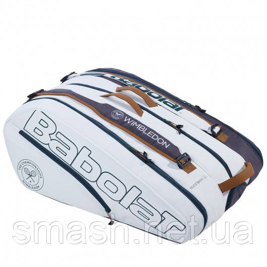 Чехол для теннисных ракеток Babolat RH X12 PURE WIMBLEDON (12 ракеток) 751217/225 - фото 1 - id-p1807942987