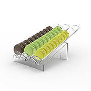 Підставка для макарун на 3 доріжки похила 220х150х270 мм