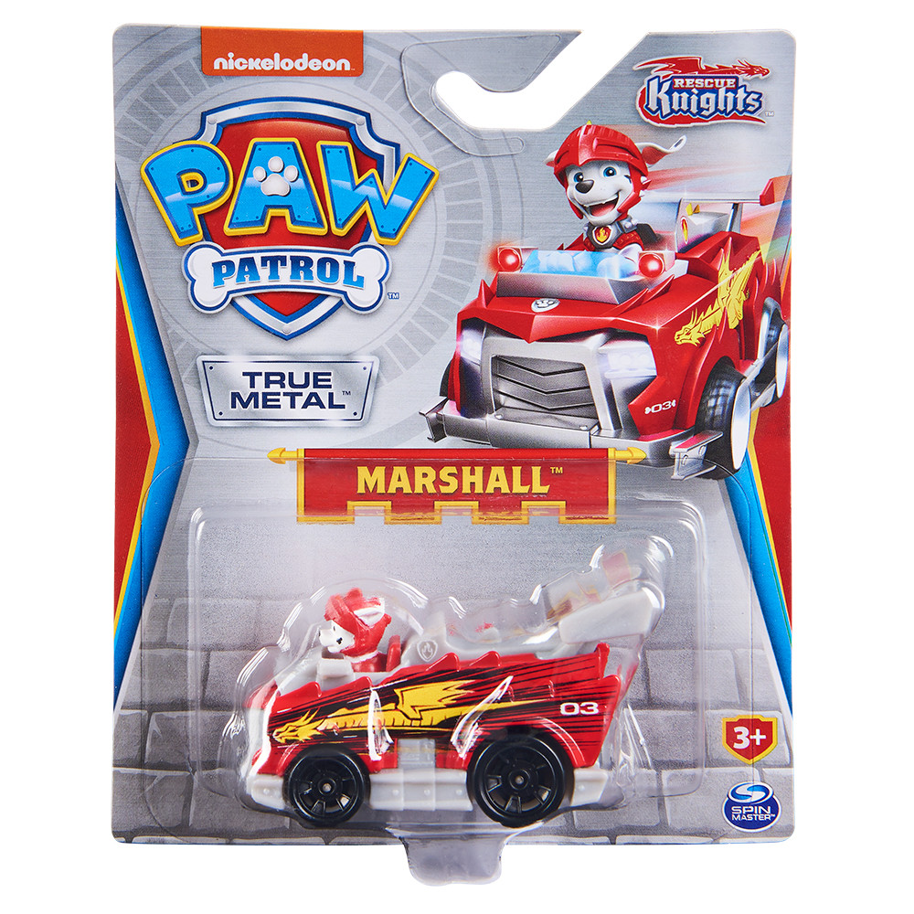 Щенячий патруль: Маршал з автомобілем Die Cast (серія Rescue Knights) SM16782-37