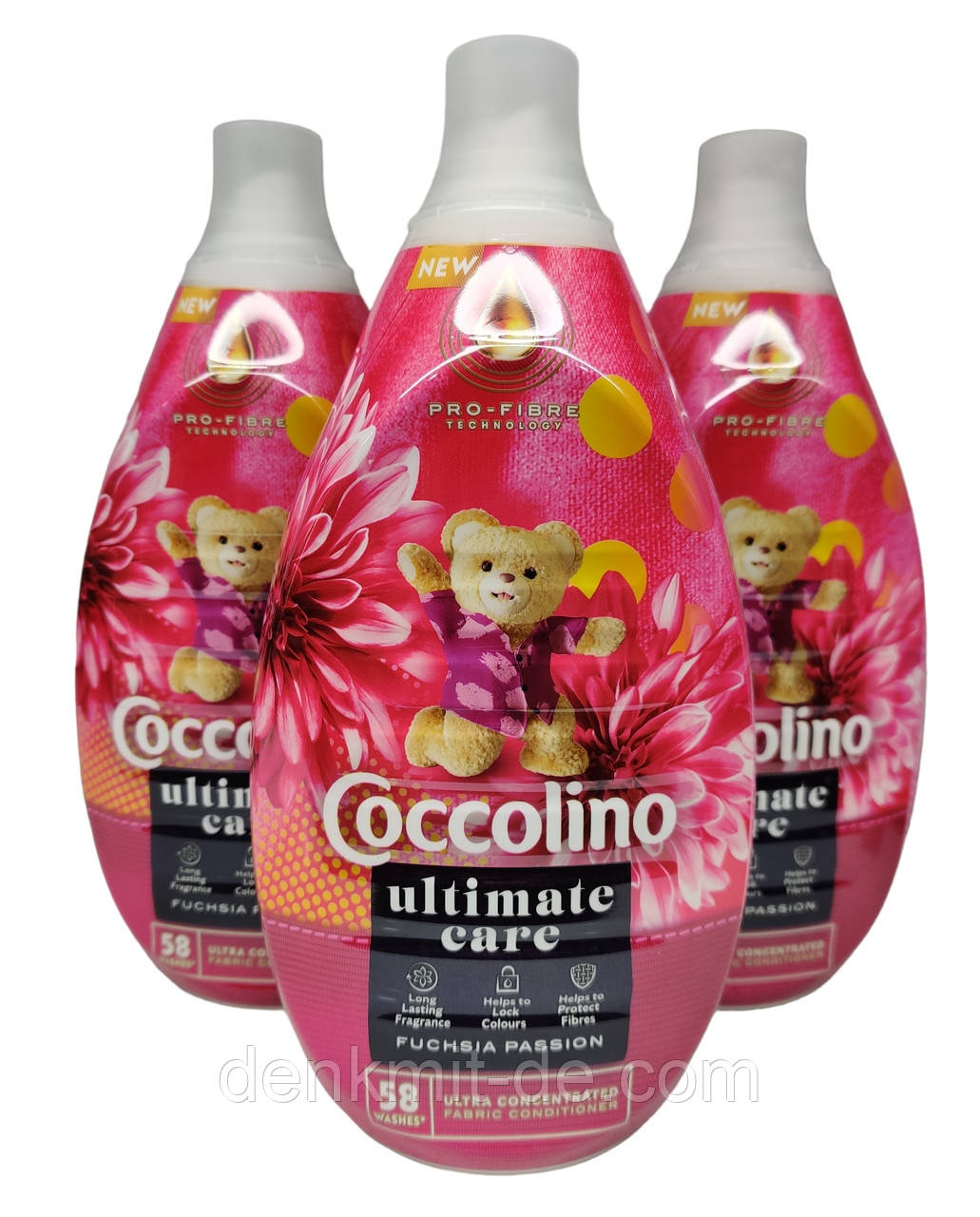 Ополіскувач для білизни концентрований Coccolino Ultima Care Fuchsia Passion , 870 мл (58 прань)