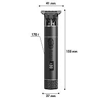 Машинка для стрижки волос Kemei KM-1943 стайлер для бороды лезвия нержавеющая сталь