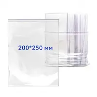 Харчова упаковка Proinstal Zip-Lock Transparent з замком (100шт) 200*250mm