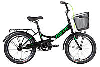 Детский складной велосипед 20 дюймов Formula SMART Vbr 2022 с корзиной и багажником