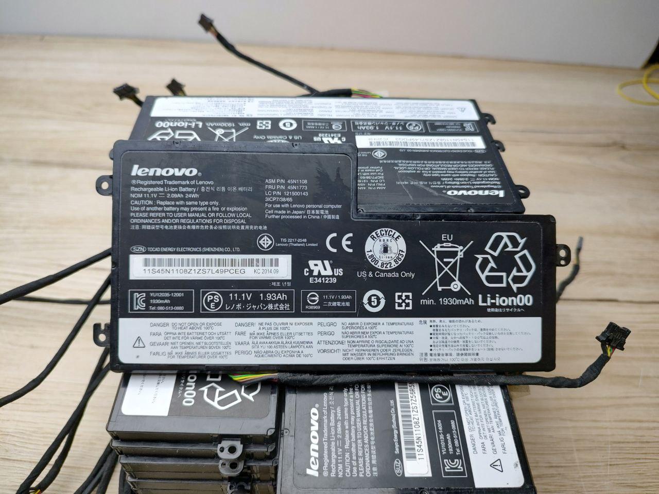 Внутрішня батарея Lenovo ThinkPad T440 T450 T460 X240 X250 X260 X270 (45N1108) знос 31-45% Оріг БВ