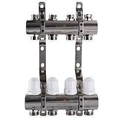 Колектор з регуляторами та кріпленням ECO 001С 1″x4 (000008834)