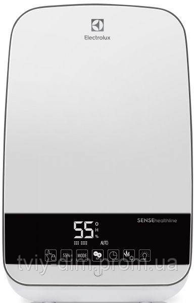 Зволожувач повітря Electrolux SENSEhealthline EHU-3315D, ультразвуковий, 5.5 л, 50 м2, іонізатор, пульт ДК,