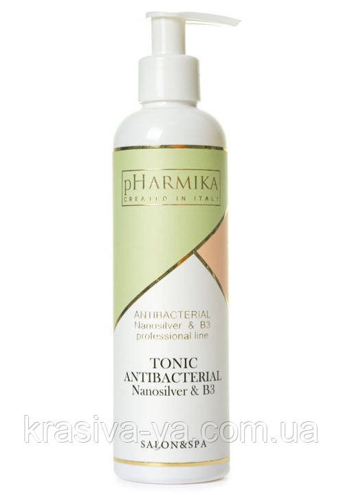 Тонік антибактеріальний з вітаміном В3 та наносріблом Tonic Antibacterial Vitamin B3 and Nanosilve, 250 мл