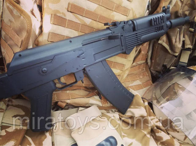 Дитячий Автомат Калашникова АК-74/АКС-74У/АК-105 CYMA P47A оригінал з лазером і ліхтарем Дитячий Автомат Калашникова АК-74/АКС-74У/АК-105 CYMA P47A оригінал з лазером і ліхтарем