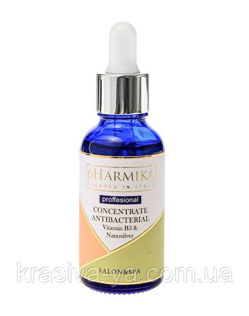 Антибактеріальний концентрат із вітаміном В3 та наносріблом Concentrate Antibacterial Vitamin B3 and Nanosilve, 30 мл