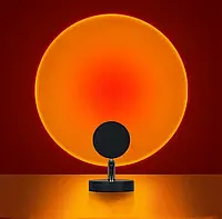 Проекционная настольная LED лампа RIAS Sunset Lamp "Солнце" USB 7W 13 см (3_01501)