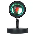 Проекційна настільна LED лампа RIAS Sunset Lamp "Сонце" USB 7W 13 см (3_01501), фото 2