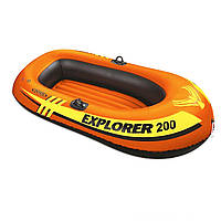 Двухместная детская надувная лодка "Explorer 200" 185х94х41 см, Intex (58330)