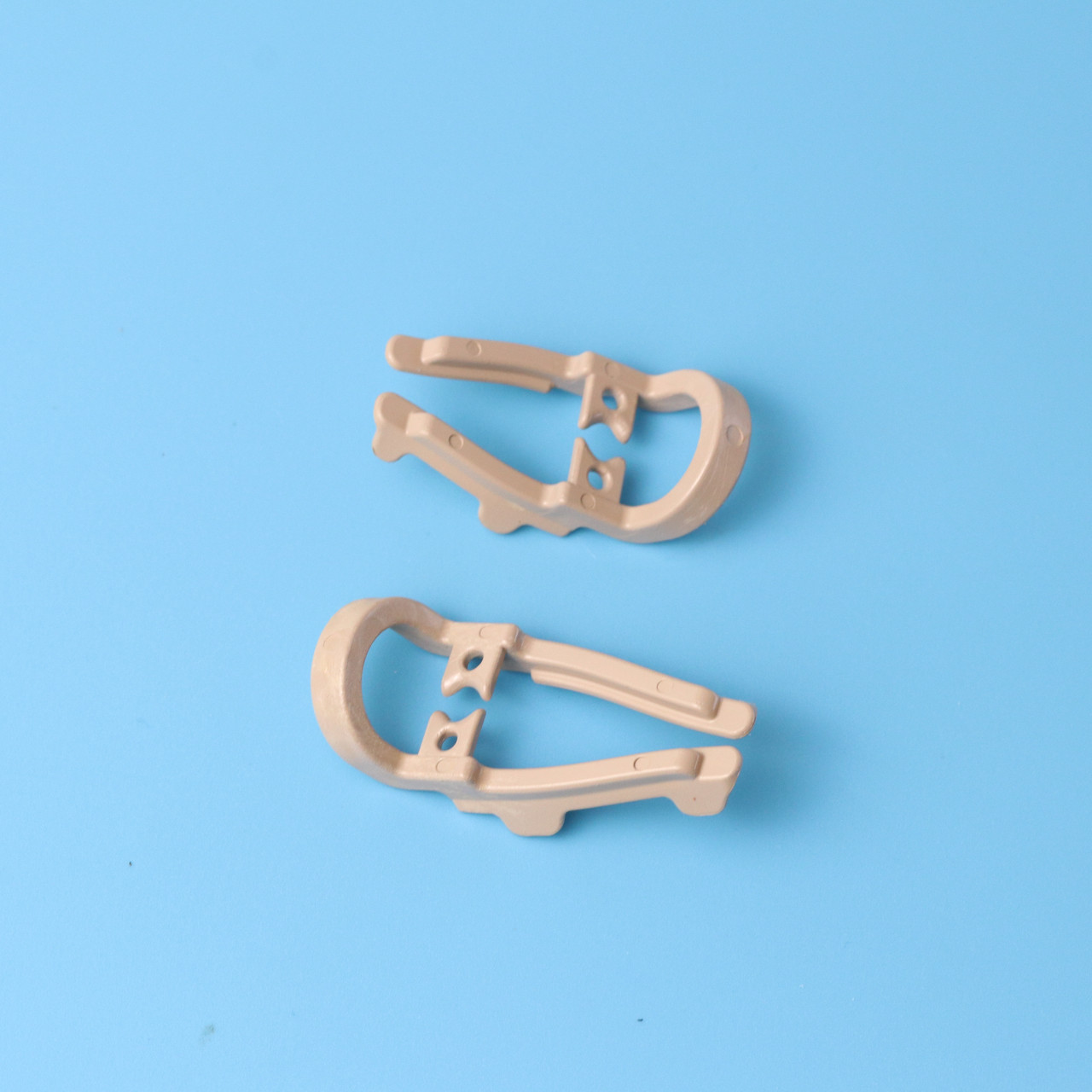 Кламери клампи пластикові Soft (типу Kerr) стоматологічні набір 2шт(сірі)