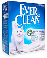 Ever Clean Total Cover Грудкуючий наповнювач для котячого туалету Повне Блокування з мікрогранулами, 6 л