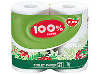 Папір туалетний "Ruta" 2х-шаровий 4 шт., Ruta, Арт.20805