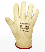 Перчатки кожаные желтые,перчатки кожаные рабочие,перчатки из Чехии