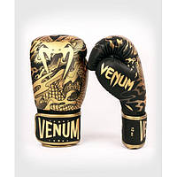 Перчатки Venum Dragon Boxing Black/Bronze 12 ун