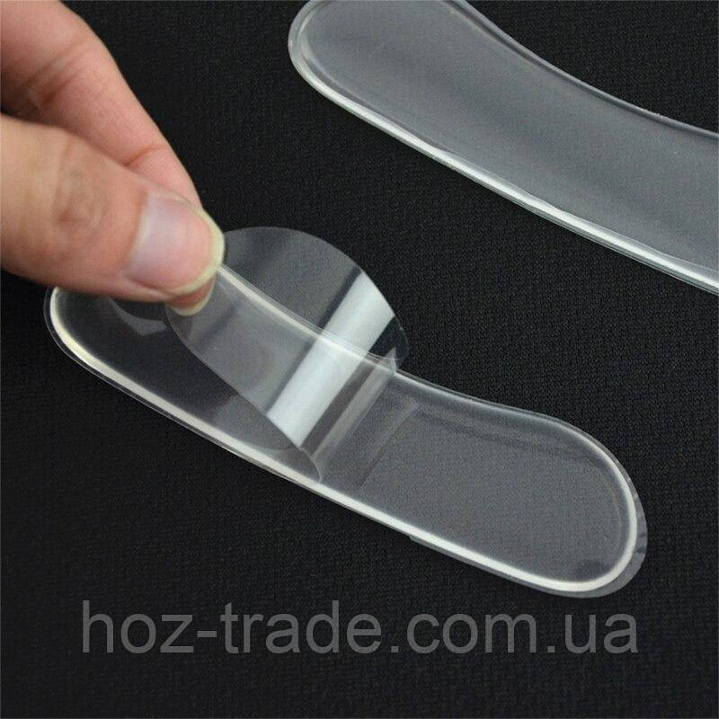 Силіконові вкладки смужки вставки за п'яту задник взуття від мозолів і натирання