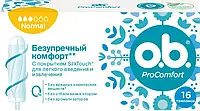 Тампоны O.B. ProComfort, 3 капли (16шт.)