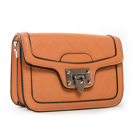 PODIUM Сумка Жіноча Класична віск-шкіра FASHION 01-06 17033 orange, фото 1