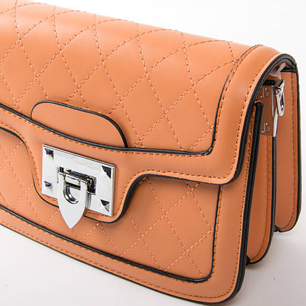 PODIUM Сумка Жіноча Класична віск-шкіра FASHION 01-06 17033 orange, фото 3