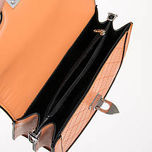 PODIUM Сумка Жіноча Класична віск-шкіра FASHION 01-06 17033 orange, фото 5