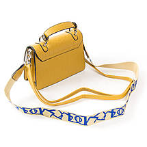PODIUM Сумка Жіноча Класична віск-шкіра FASHION 01-06 17057 yellow, фото 3