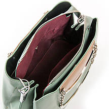 PODIUM Сумка Жіноча Класична віск-шкіра FASHION 01-06 1983 green, фото 4