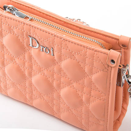 PODIUM Сумка Жіноча Класична віск-шкіра FASHION 01-06 7116 orange, фото 2