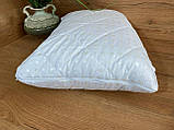 Подушка 50*70 стьобана із замком на холофайбері, фото 3