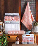 Набір махрових турецьких рушників із 4 шт. для обличчя й тіла, фото 2