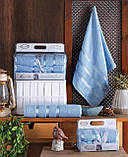 Набір махрових турецьких рушників із 4 шт. для обличчя й тіла, фото 5