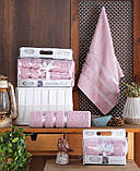 Набір махрових турецьких рушників із 4 шт. для обличчя й тіла, фото 7
