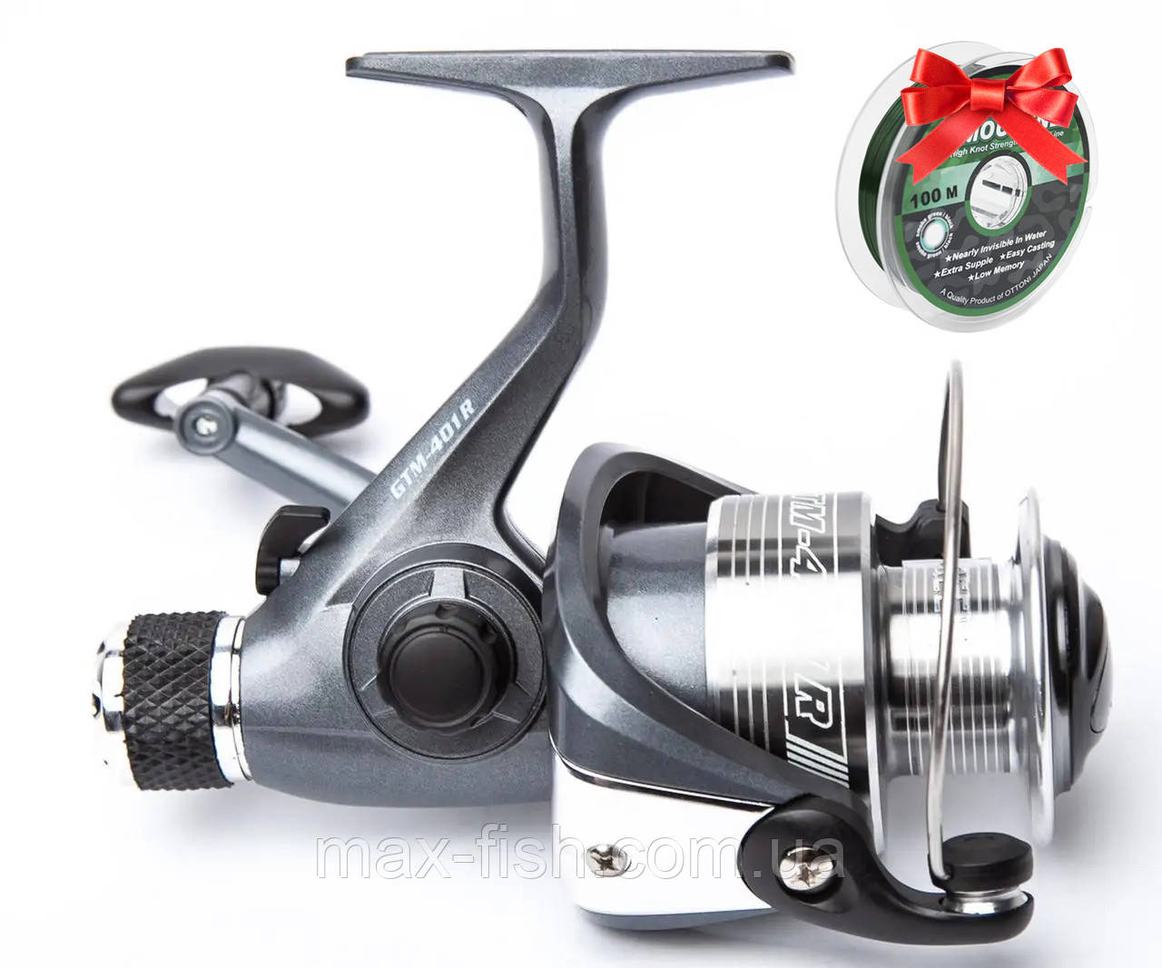Котушка Eclipse GTM 4000 1+1bb підшипника Лісочка 100м в ПОДАРУНОК, фото 1