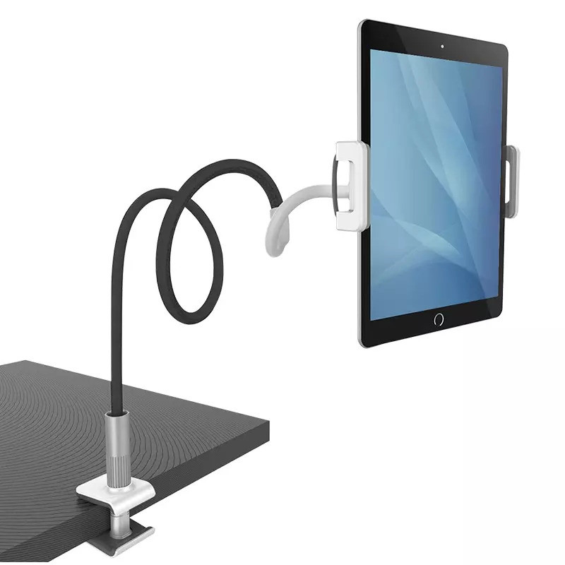 Гнучкий тримач для телефона, планшета з прищіпкою VHG Datura II 100 см Flexible Mobile Tablet Holder Grey